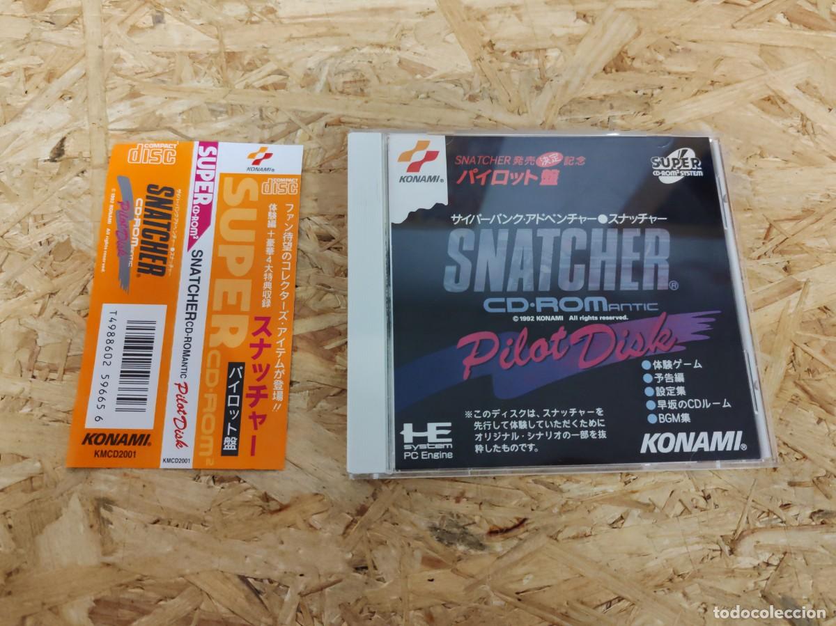 Videojuegos y consolas: Snatcher Pilot Disk PC Engine Jap&oacute;n - Foto 1