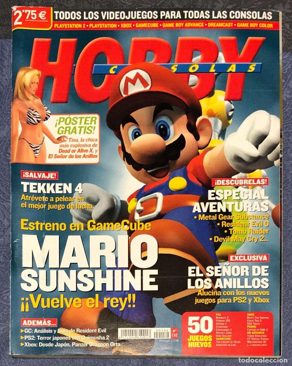 Videojuegos y consolas: Revista Hobby Consolas Numero 132 Mario Sunshine Tekken Game Cube Metal Gear