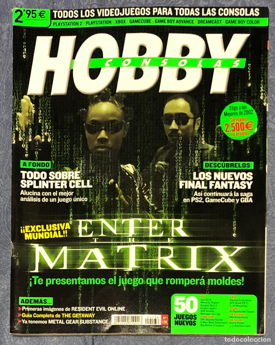 Videojuegos y consolas: Revista Hobby Consolas Numero 136 Enter the Matrix Splinter Cell Final Fantasy