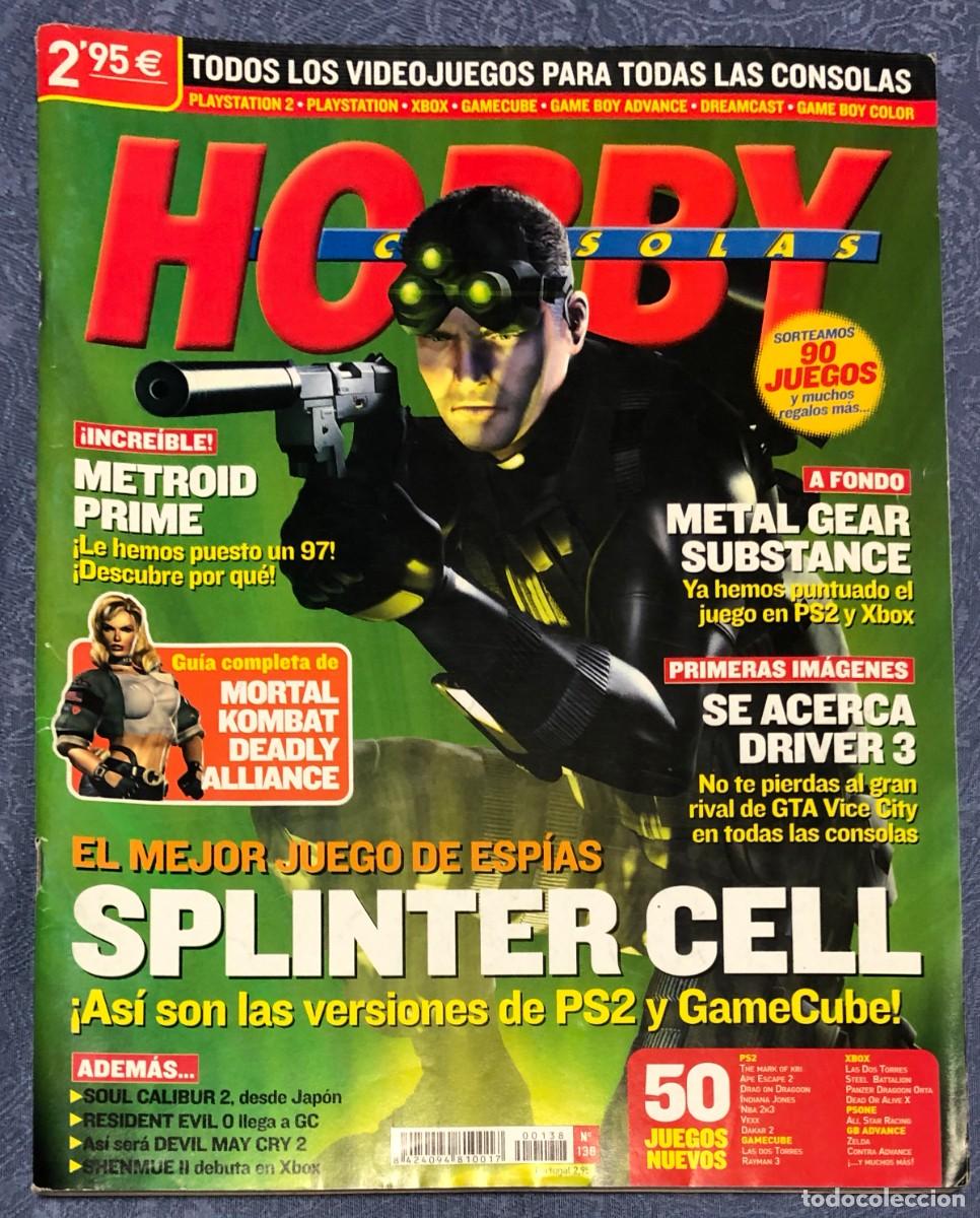 Videojuegos y consolas: Revista Hobby Consolas Numero 138 Splinter Cell Mortal Kombat Metroid Metal Gear