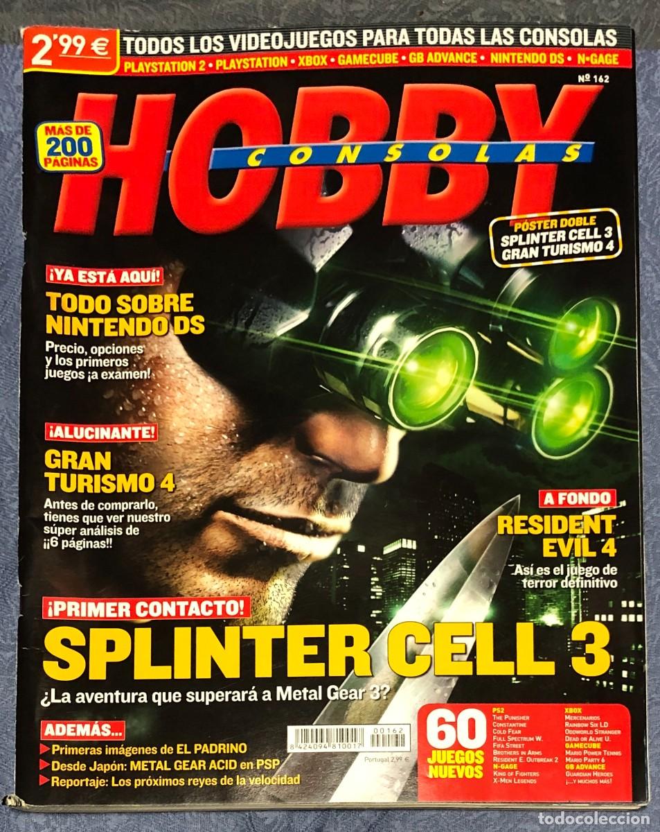 Videojuegos y consolas: Revista Hobby Consolas Numero 162 Splinter Cell Gran Turismo Metal Gear Acid
