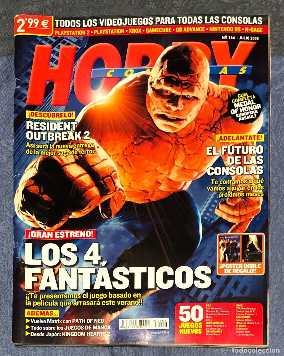 Videojogos e Consolas: Revista Hobby Consolas Numero 166 Los 4 Fantasticos Resident Evil Outbreak Neo