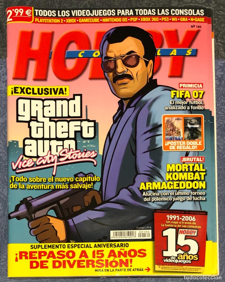 Videojuegos y consolas: Revista Hobby Consolas Numero 180 Grand Theft Auto Vice City Mortal Kombat Fifa