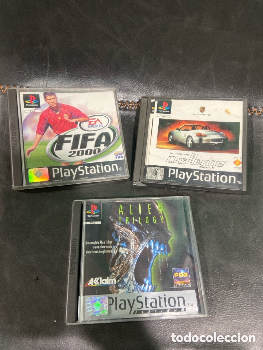 Videospiele und Konsolen: Juegos PS1. Lote variado