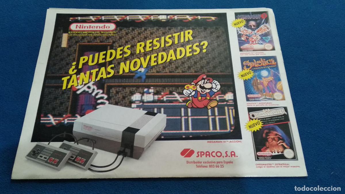 Videojuegos y consolas: HOJA PUBLICIDAD NINTENDO NES MARIO + GAME BOY - HOJA Revista - VER FOTOS