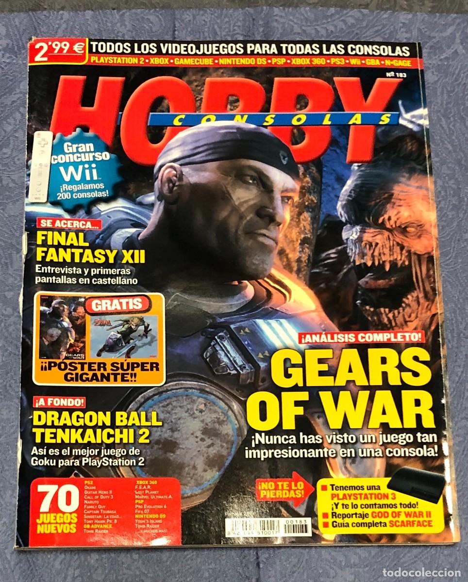 Videojuegos y consolas: Revista Hobby Consolas Numero 183 Gears of War Dragon Ball Final Fantasy Wii