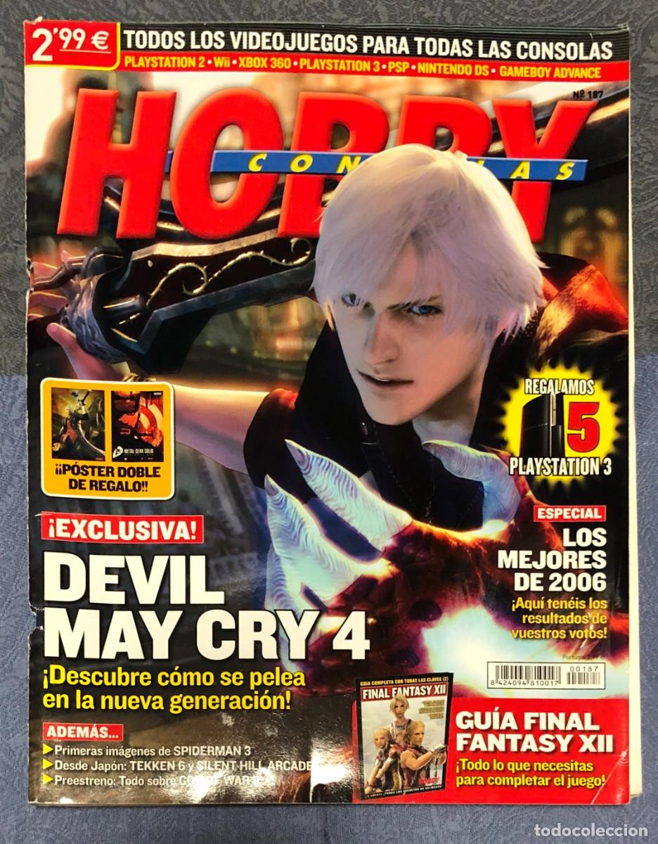 Videojuegos y consolas: Revista Hobby Consolas Numero 187 Devil May Cry Final Fantasy Spiderman Tekken