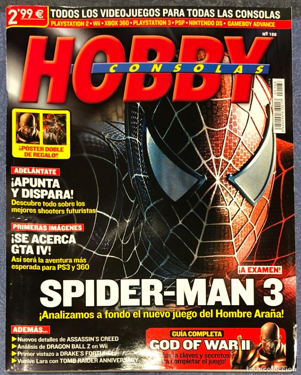 Videojuegos y consolas: Revista Hobby Consolas Numero 188 Spiderman God of War Grand Theft Auto Wii