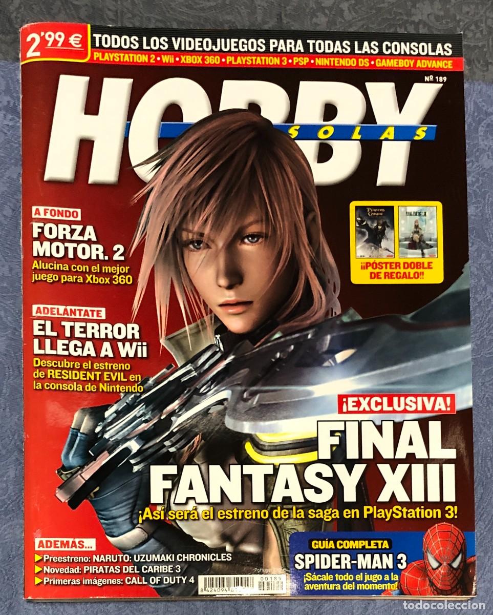 Videojuegos y consolas: Revista Hobby Consolas Numero 189 Final Fantasy Spiderman Forza Motor Sport