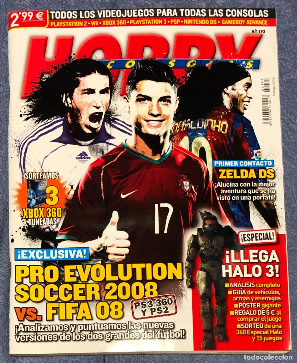 Videojuegos y consolas: Revista Hobby Consolas Numero 193 Pro Evolution Soccer Fifa 08 Halo Zelda DS