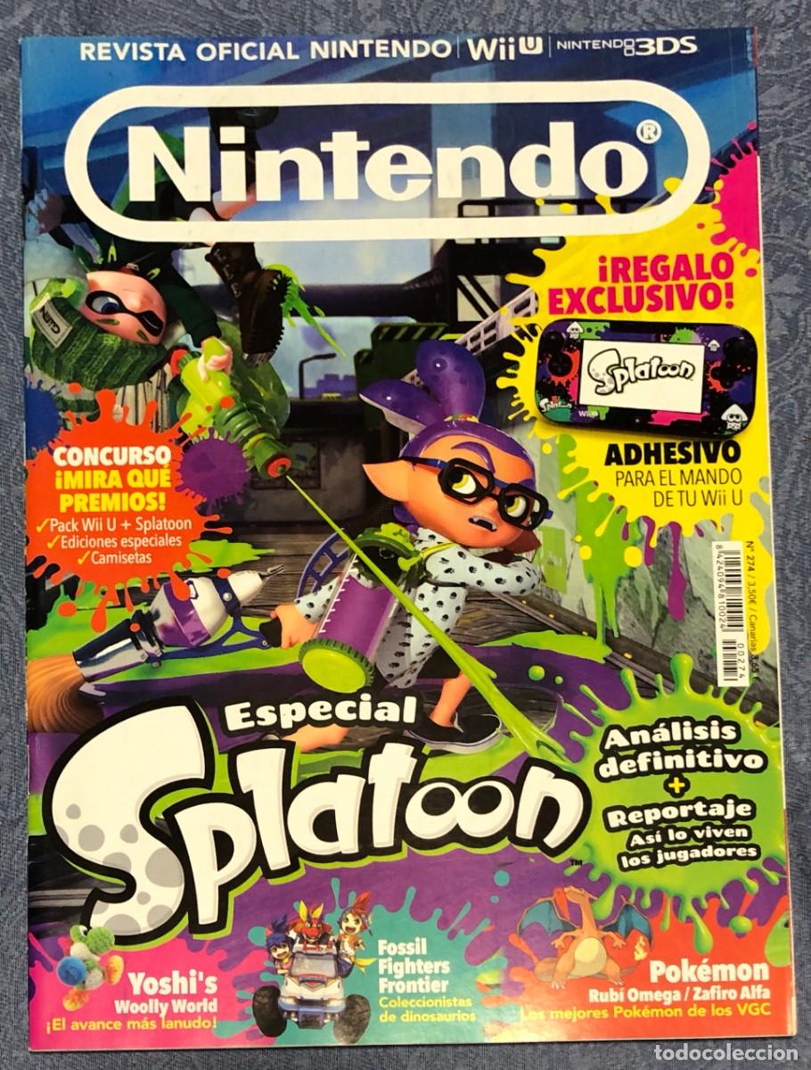 Videojuegos y consolas: Revista Nintendo Accion 274 Splatoon Yoshis Woolly World Pokemon Omega Zafiro