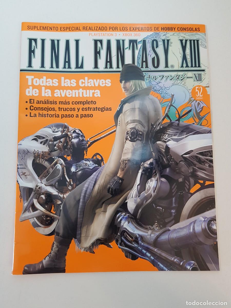Videojuegos y consolas: Final Fantasy XIII Guia Suplemento Hobby Consolas Numero 222 Primera Parte