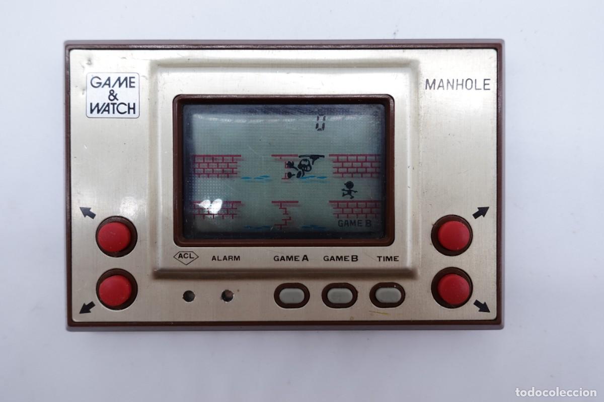 Videospiele und Konsolen: NINTENDO GAME & WATCH MANHOLE MULTI SCREEN FUNCIONANDO CON TAPA DE PILAS