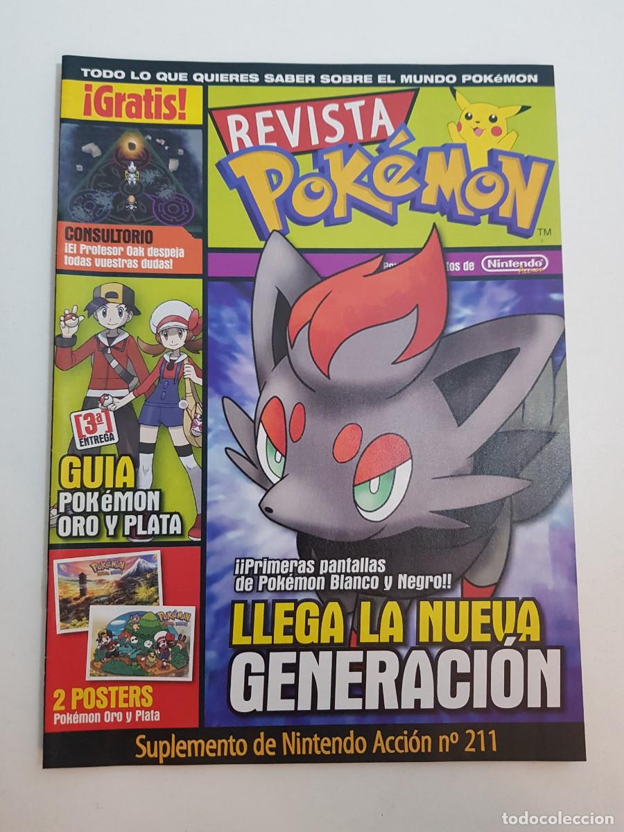 Videojuegos y consolas: Revista Pokemon Suplemento Nintendo Accion 211 mas Doble Poster Original