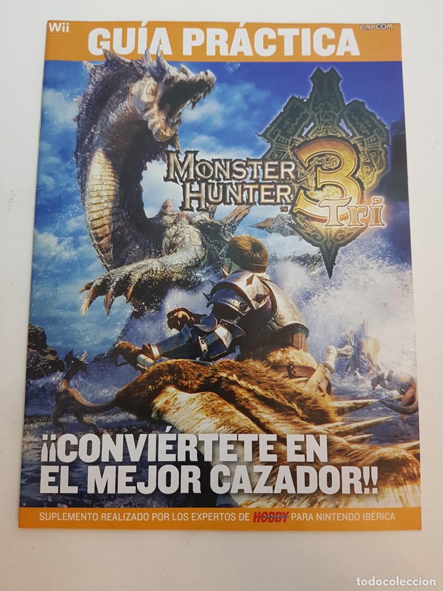 Videojuegos y consolas: Monster Hunter 3 Tri Guia Practica Nintendo Wii Capcom Hobby Consolas