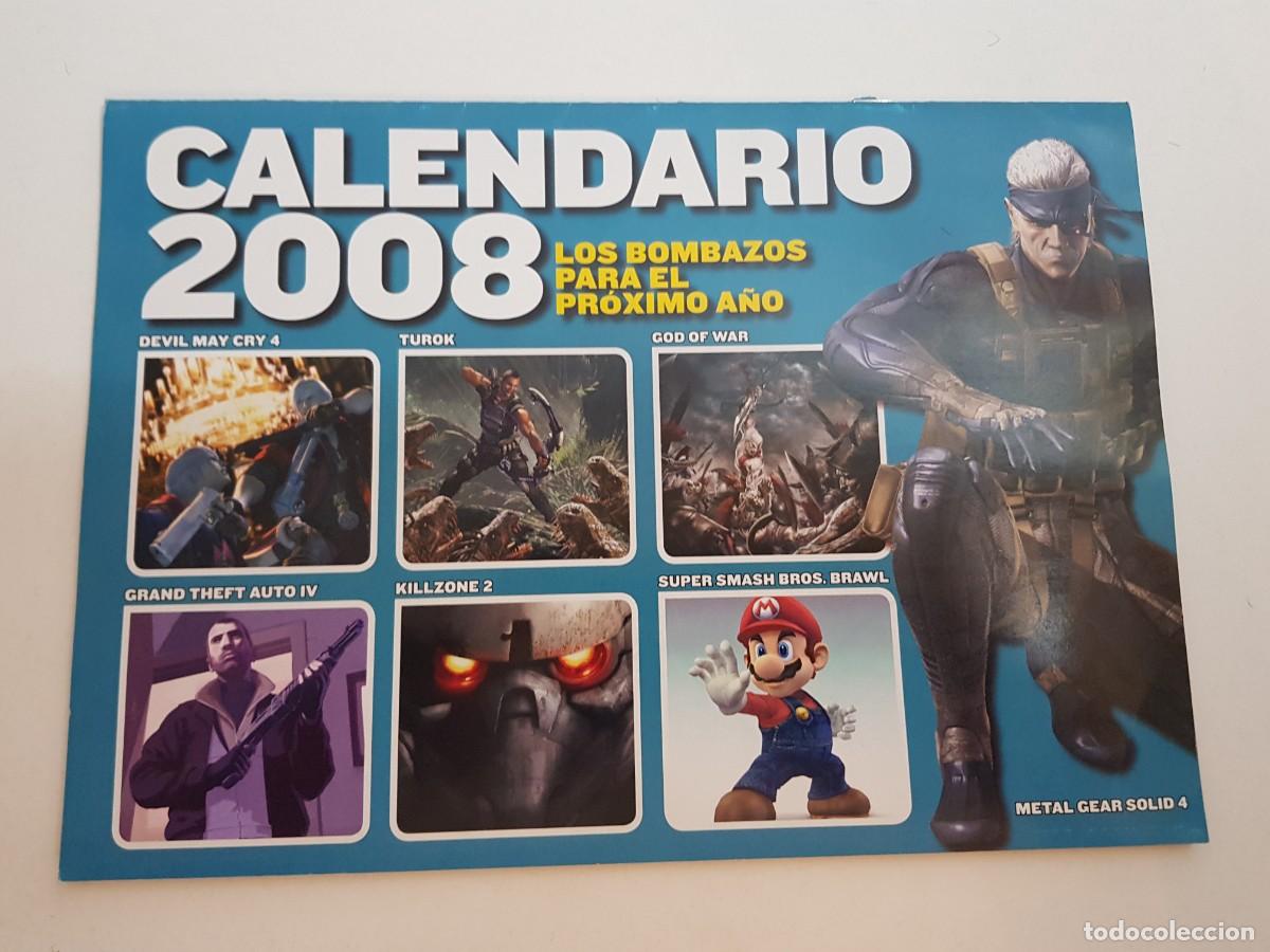 Jeux Vid&eacute;o et Consoles: Calendario 2008 Hobby Consolas Devil May Cry Turok Metal Gear GTA Killzone