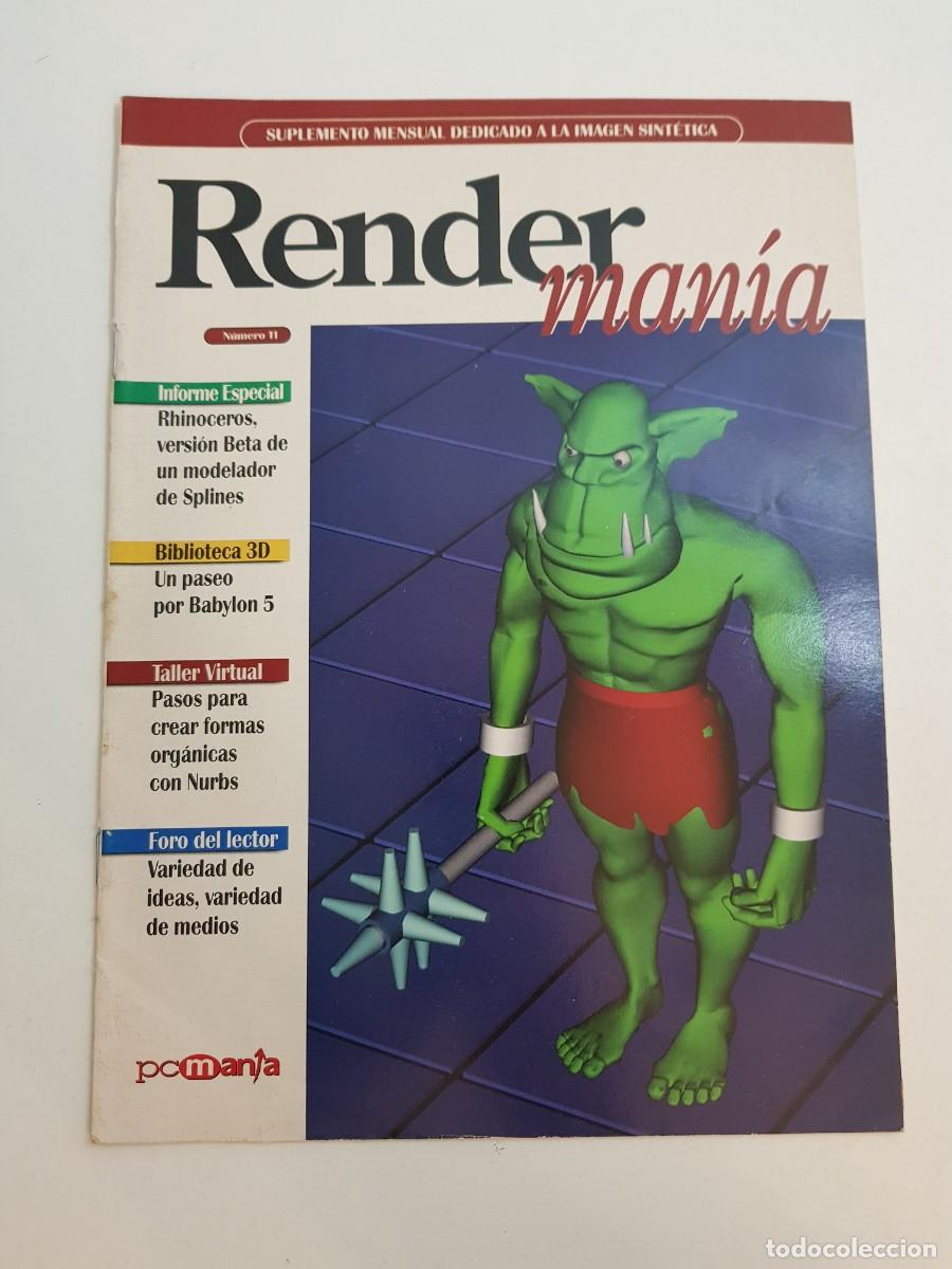 Videojuegos y consolas: Render Mania Numero 11 Suplemento Mensual a la Imagen Sintetica Revista Pc Mania