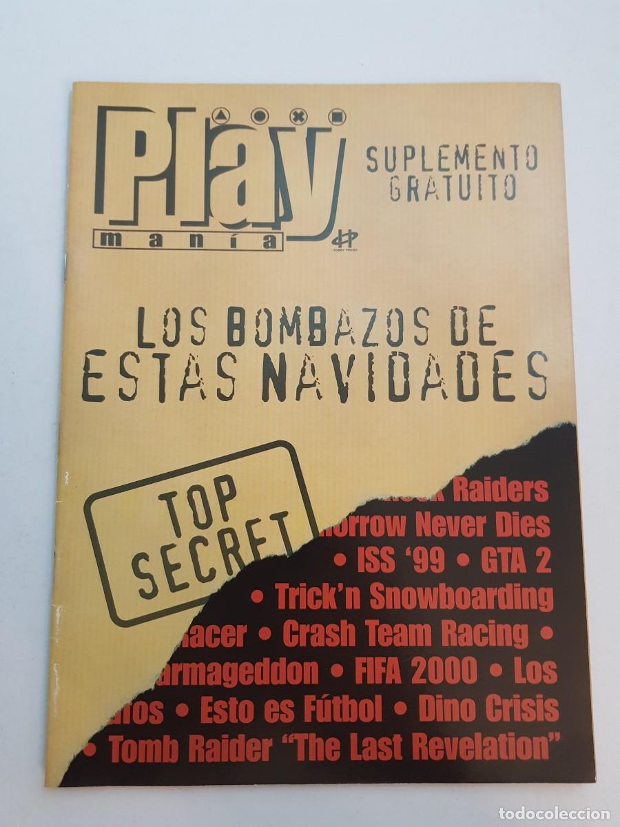 Videojuegos y consolas: Playmania Suplemento Navidad 1999 Tomb Raider Dino Crisis Crash Carmageddon Lego