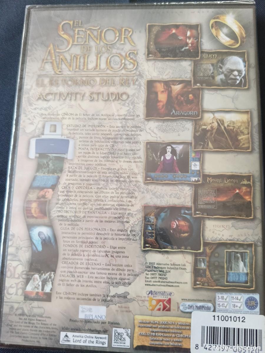 Videojuegos y consolas: CD.ROM. El Se&ntilde;or de los anillos. Precintada - Foto 2