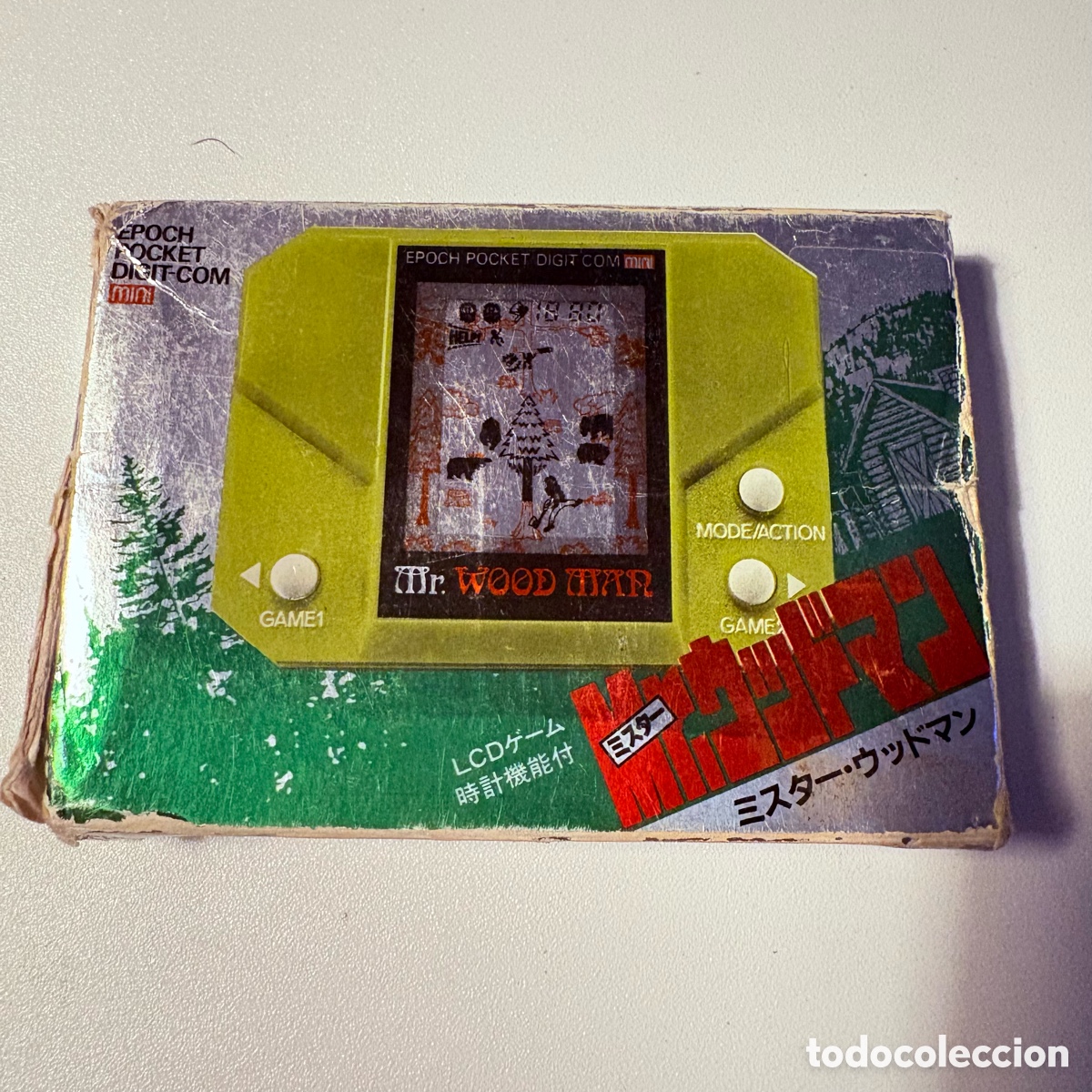 Videojuegos y consolas: maquinita epoch pocket digit-com mini mr. woodman wood man de 1981 tipo game & watch