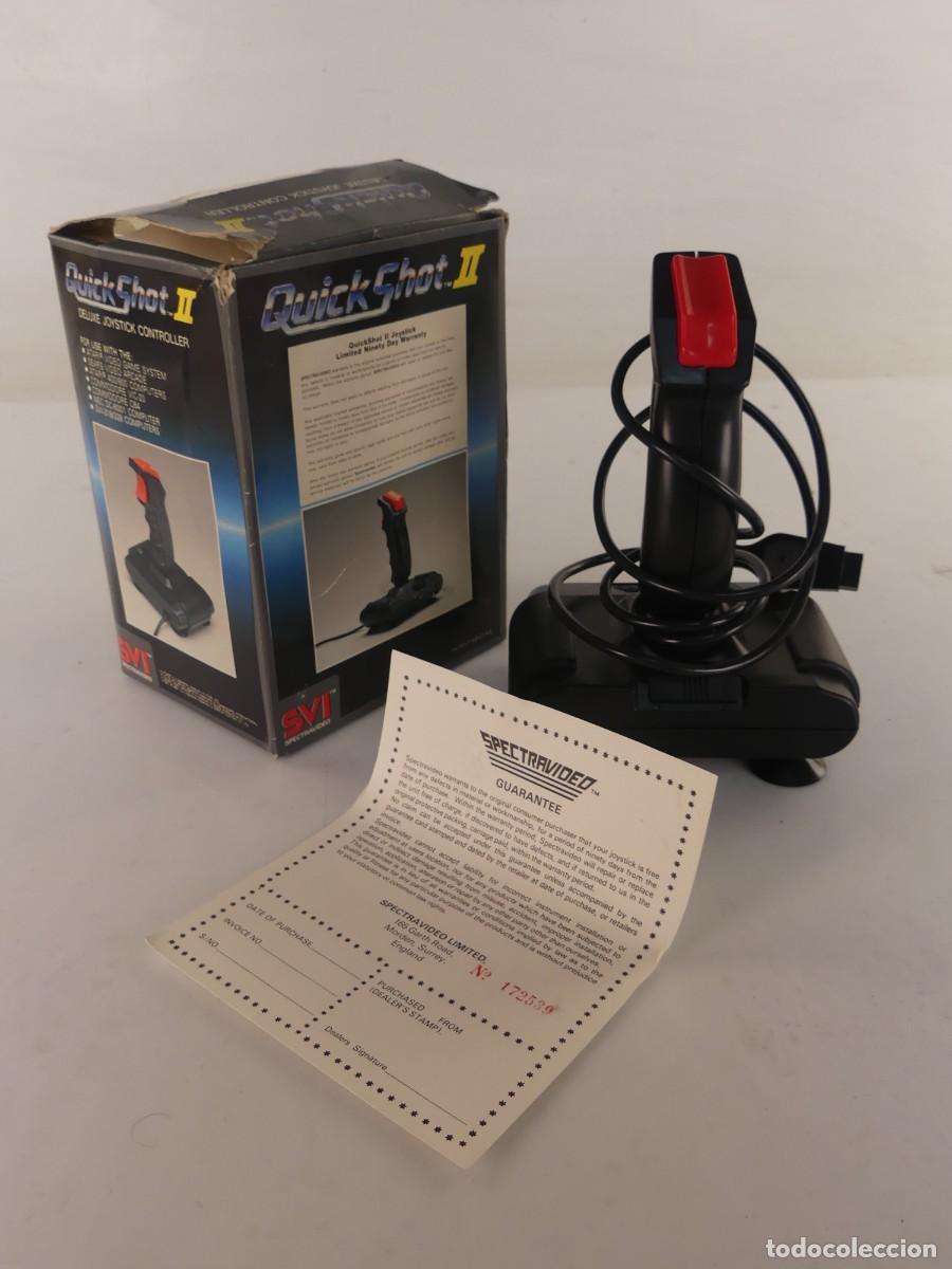 Videojuegos y consolas: JOYSTICK QUICK SHOT II DE SVI SPECTRAVIDEO MODELO 318-102 CON CAJA ORIGINAL