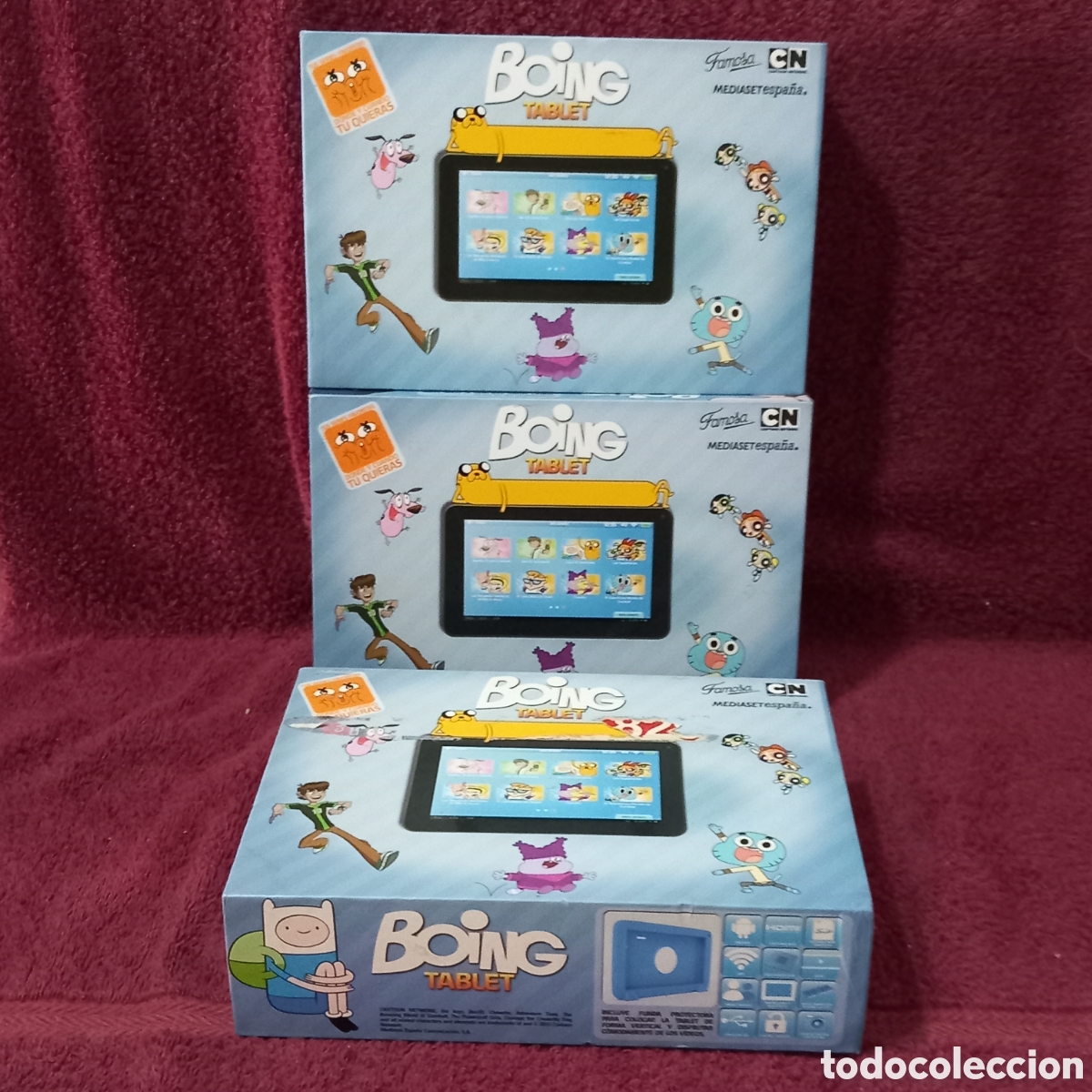 Videojuegos y consolas: 3&times;VINTAGE TABLETs BOING de FAMOSA/EN CAJA ORIGINAL(COMO NUEVAS )FUNCIONAN/leer descripci&oacute;n
