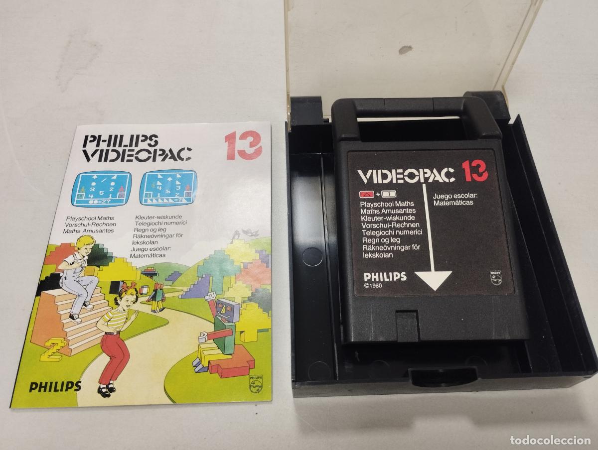Videojuegos y consolas: Philips Videopac 13 Matematicas VIdeo Pac - Foto 2