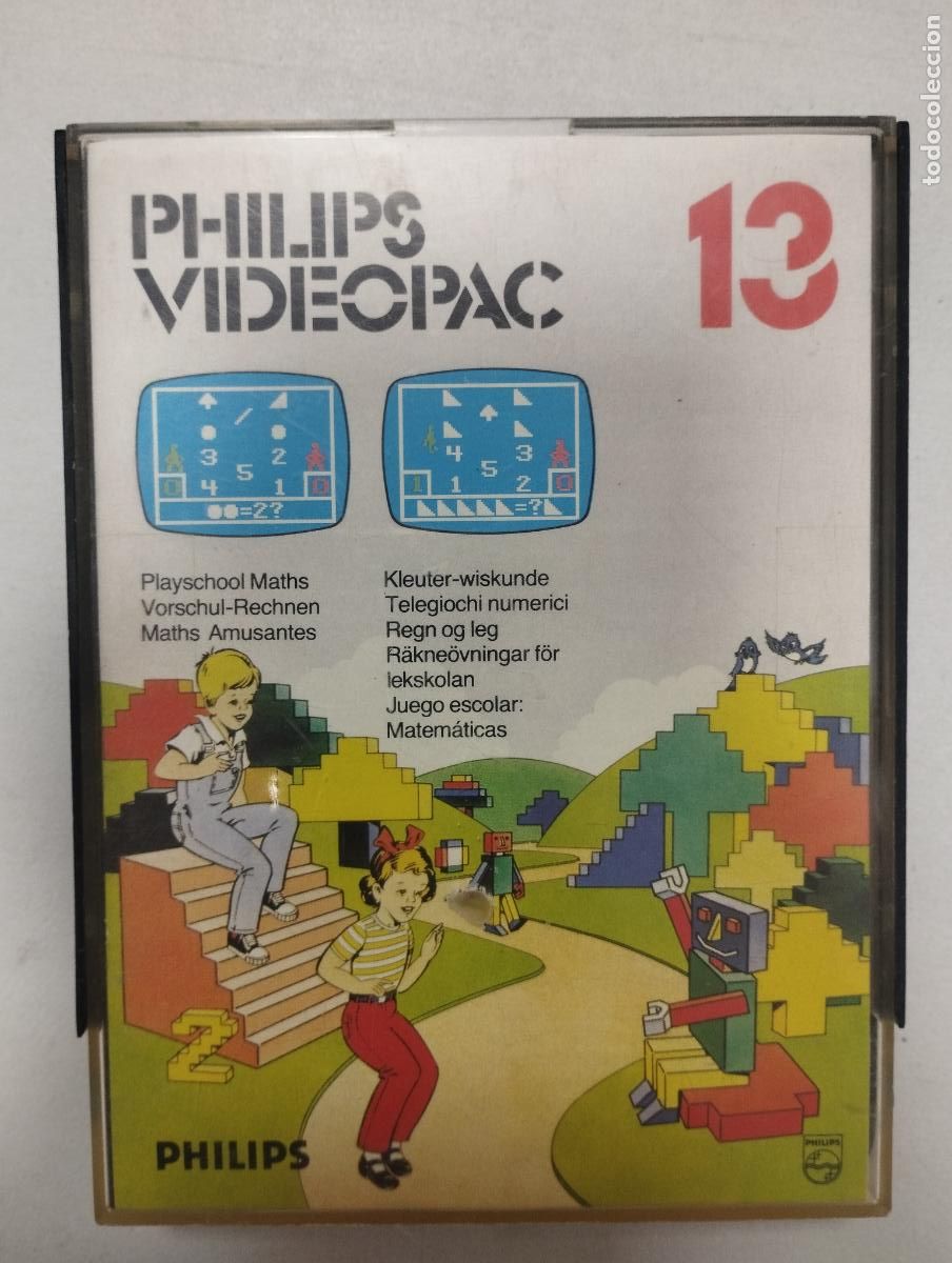 Videojuegos y consolas: Philips Videopac 13 Matematicas VIdeo Pac