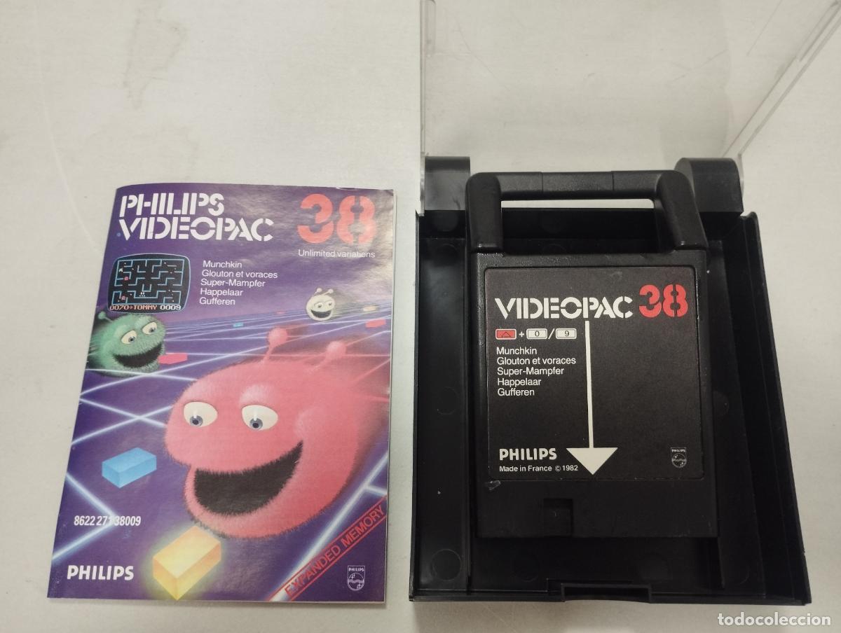 Videojuegos y consolas: Philips Videopac 38 Munchkin VIdeo Pac - Foto 2