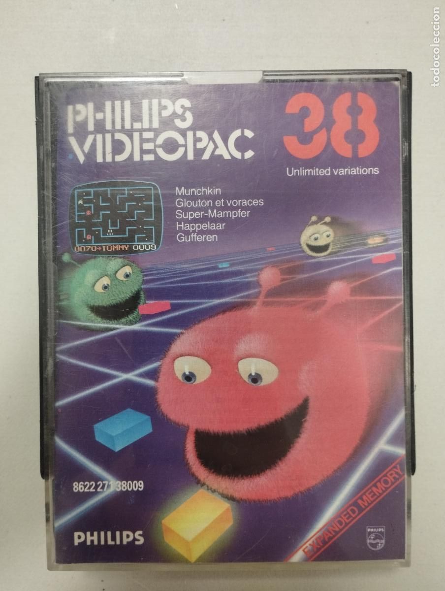 Videojuegos y consolas: Philips Videopac 38 Munchkin VIdeo Pac