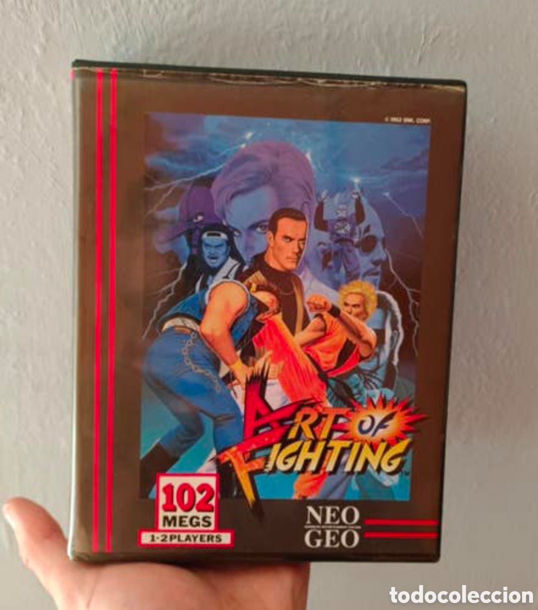 Videojuegos y consolas: Juego art of figthing neo geo SNK Europeo