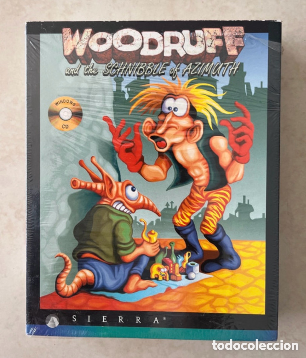 Videojuegos y consolas: Jogo PC Big Box - Woodruff and the Schnibble of Azimuth (Sierra / 1995) Retro