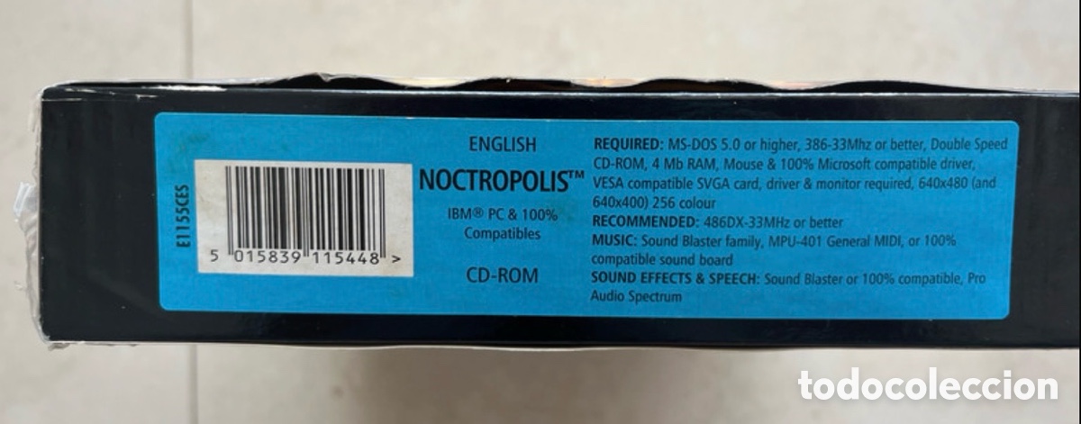 Videojuegos y consolas: Jogo Noctropolis (PC CD-ROM, 1994) &ndash; Edi&ccedil;&atilde;o Big Box Cl&aacute;ssica - Foto 5