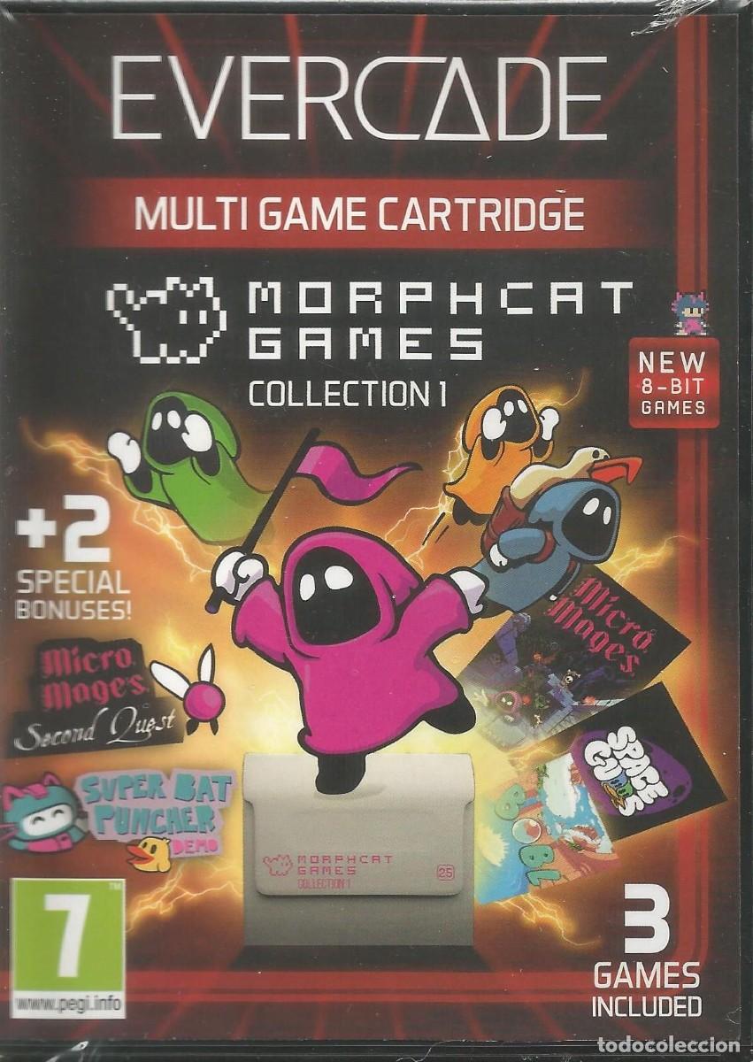 Videojuegos y consolas: Cartucho Evercade - Morphcat Games Collection 1 - Blaze - 8-Bit - 3 juegos indie + 2 bonus - Nuevo