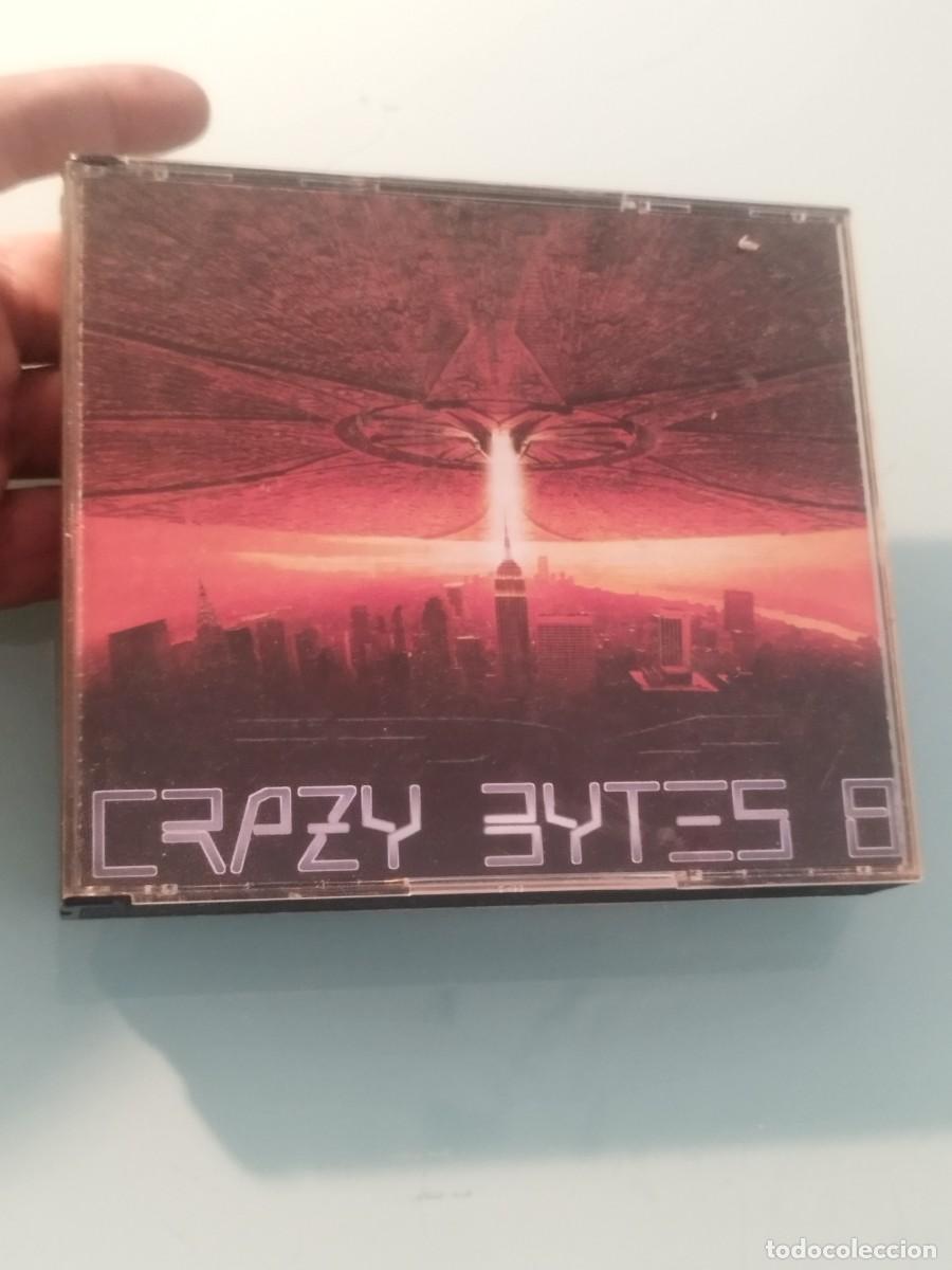 Videojuegos y consolas: Tres discos de software o demos titulada Crazy Bytes 8. Promocional principios a&ntilde;os 2000.