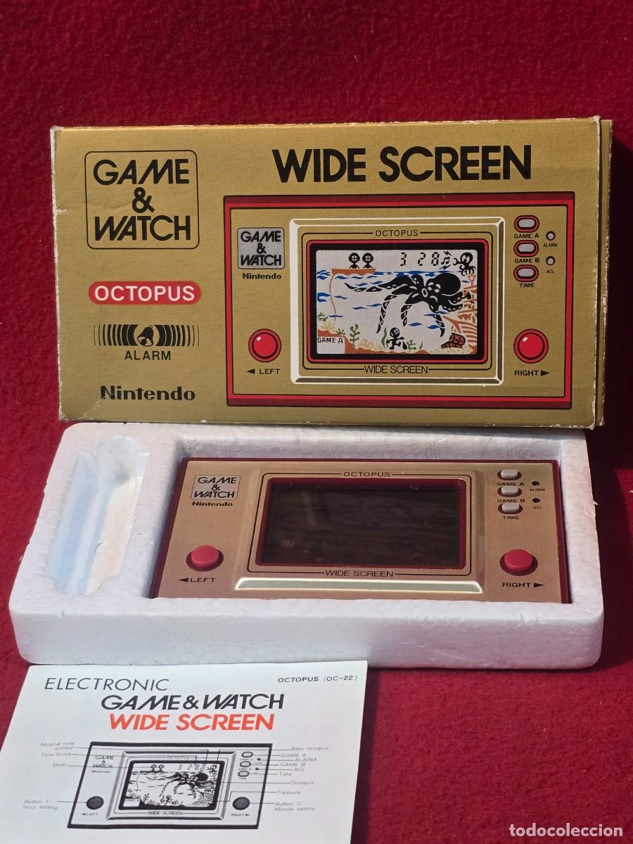 Videojuegos y consolas: CONSOLA NINTENDO GAME&WATCH WIDE SCREEN OCTOPUS