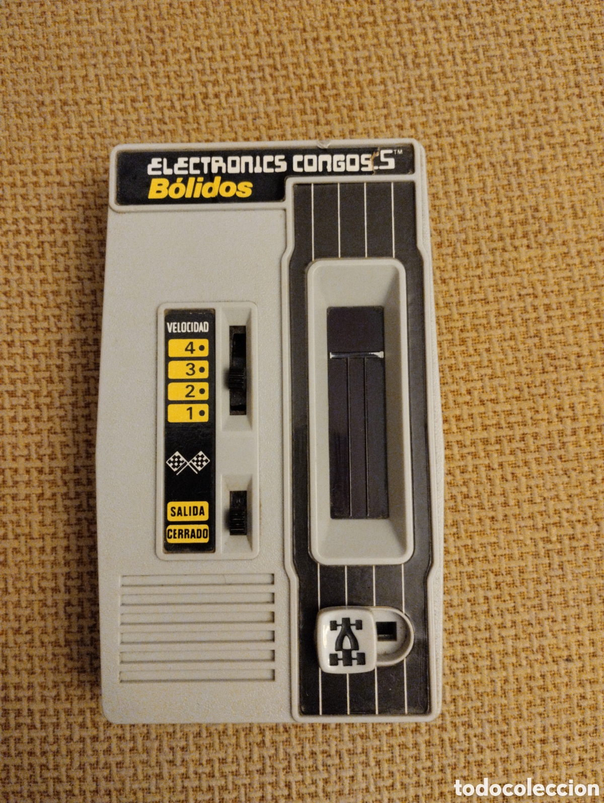 Videojuegos y consolas: Consola port&aacute;til antigua Electronics Congos.5 Bolidos