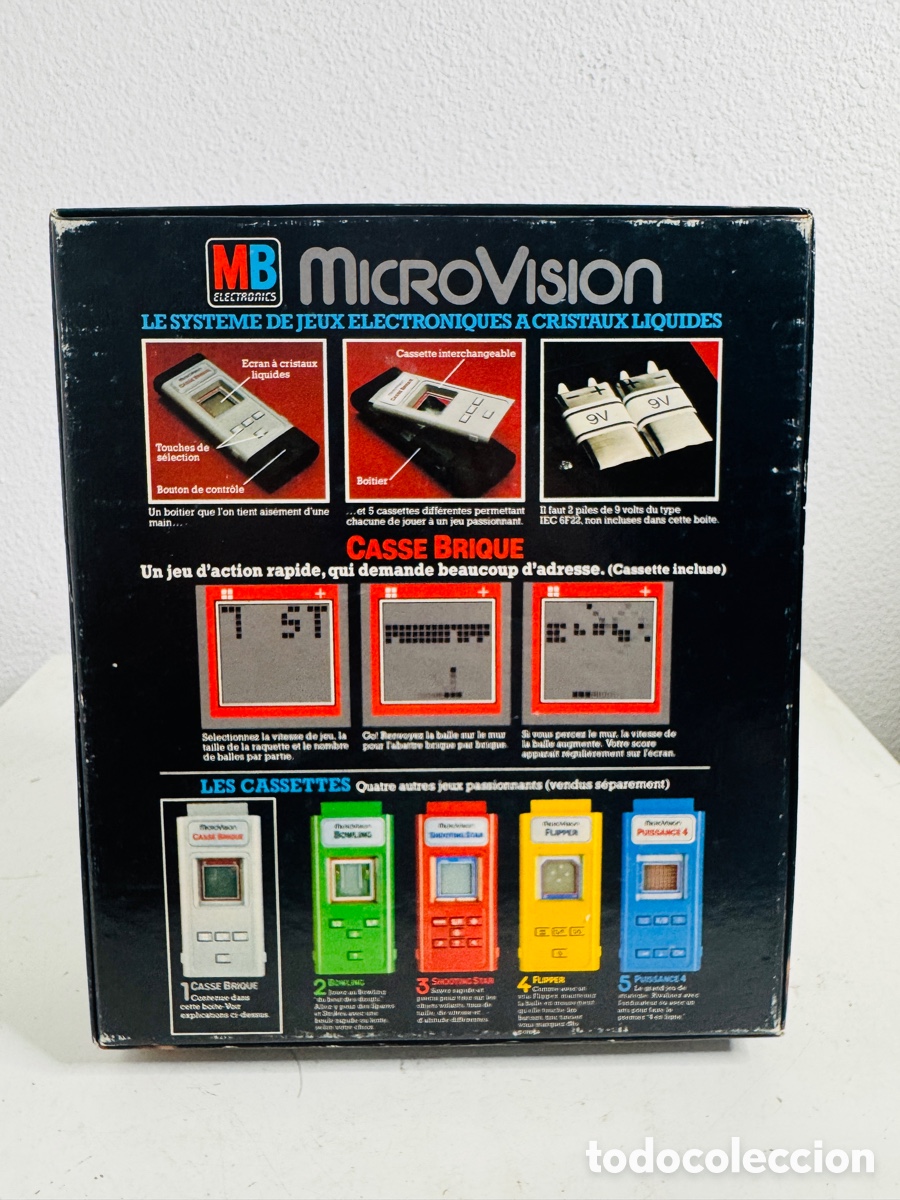 Videojuegos y consolas: Milton Bradley MB Electronics Microvision 1979 Tabletop - Foto 3