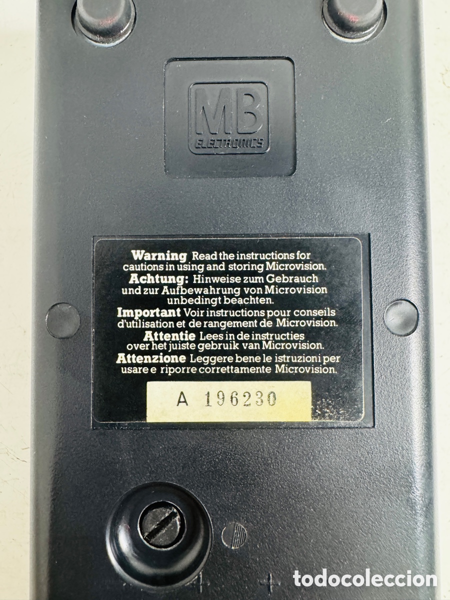 Videojuegos y consolas: Milton Bradley MB Electronics Microvision 1979 Tabletop - Foto 16