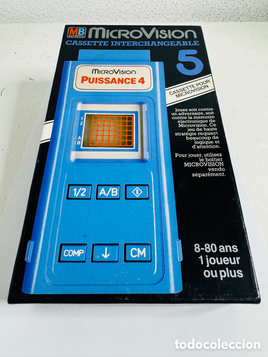 Videojuegos y consolas: Microvision Puissance 4 (N&deg;5) MB 1979 - Foto 2