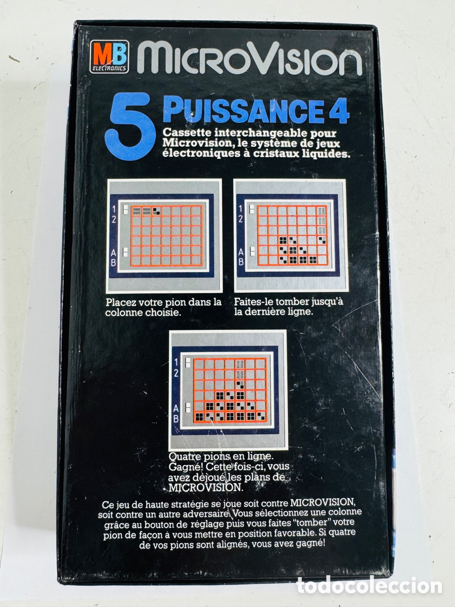 Videojuegos y consolas: Microvision Puissance 4 (N&deg;5) MB 1979 - Foto 3