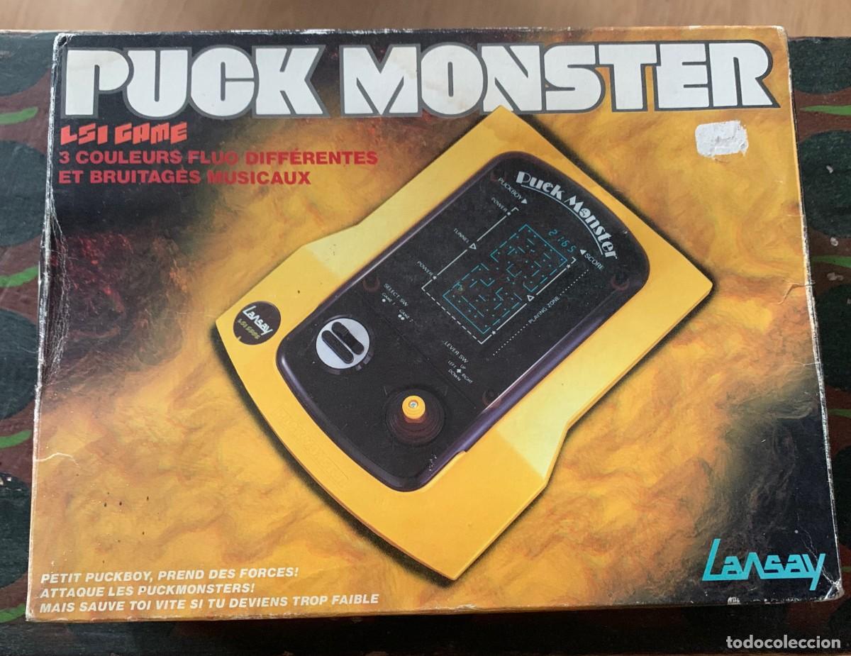 Videojuegos y consolas: Lansay Puck Monster LSI Game 1982