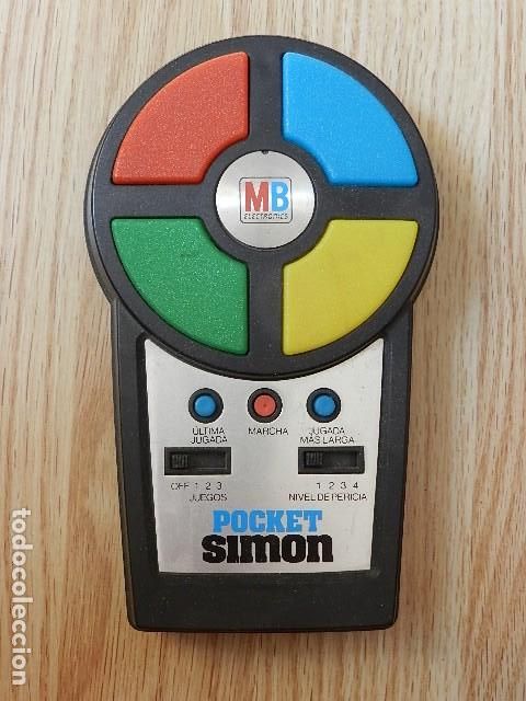 Videojuegos y consolas: Pocket SIMON Juegos MB electronics a&ntilde;o 1983