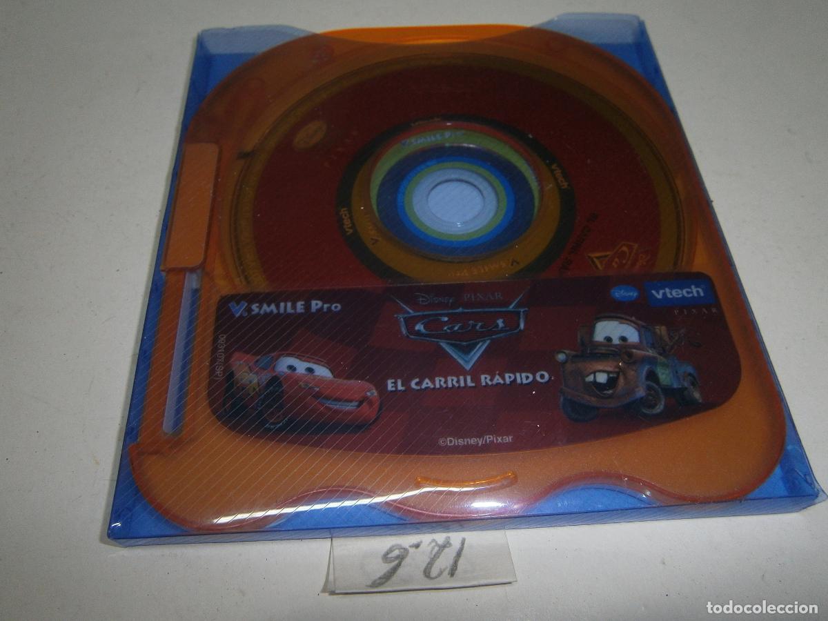 Videojuegos y consolas: ANTIGUO VIDEO JUEGO EDUCATIVO PARA LA CONSOLA VTECH V.SMILE PRO - CARS: EL CARRIL RAPIDO