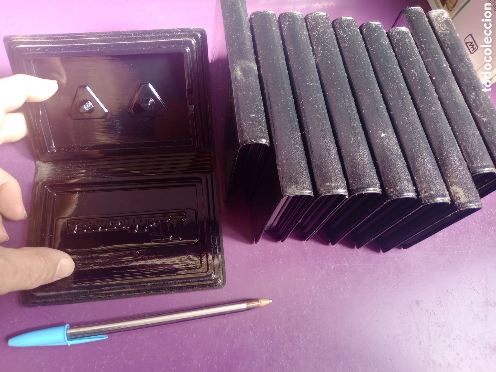 Videojuegos y consolas: lote de 10 cajas de plastico para videojuego casete vintage 80's - sin uso - vacias y nuevas