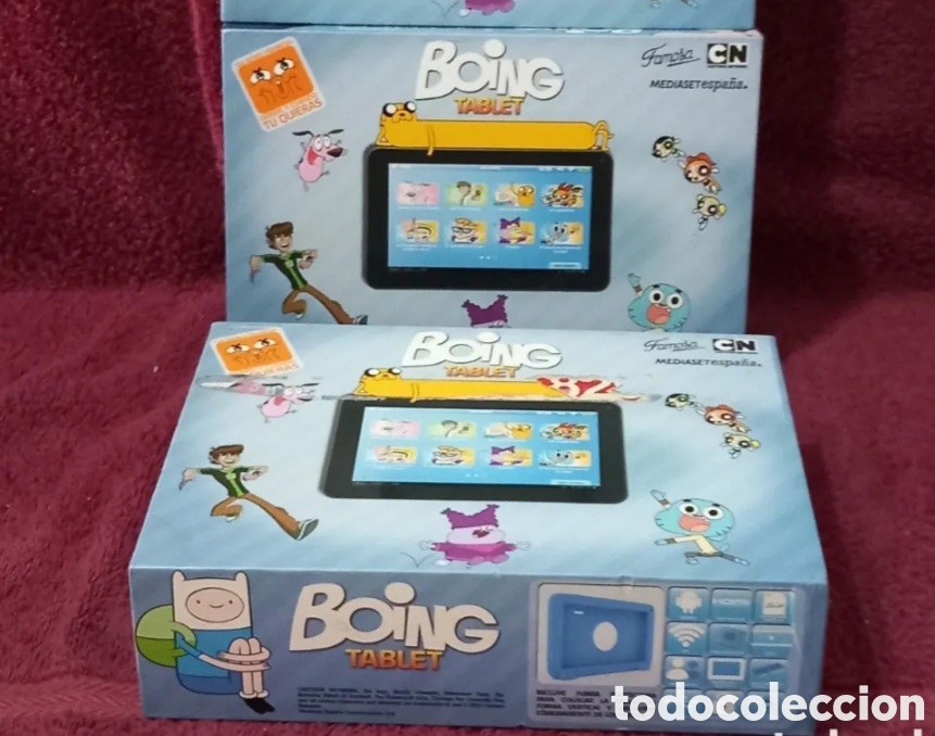 Videojuegos y consolas: 2&times;CONSOLAS-TABLET vintage BOING(FAMOSA CARTOON NETWORK)COMO NUEVAS