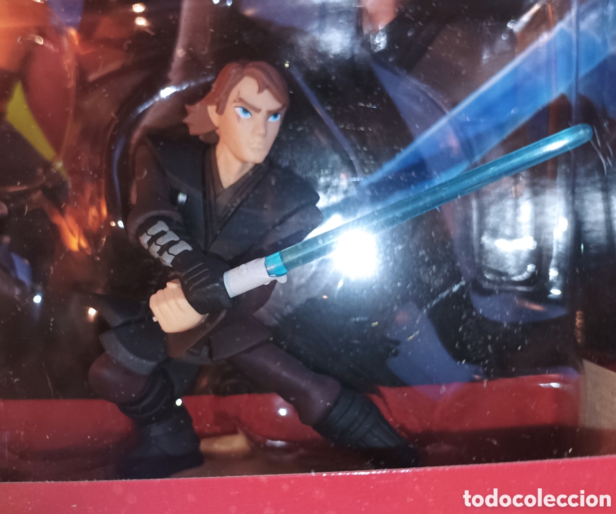 Videojuegos y consolas: Disney Infinity 3.0 Figuras Ahsoka y Anakin - Foto 3