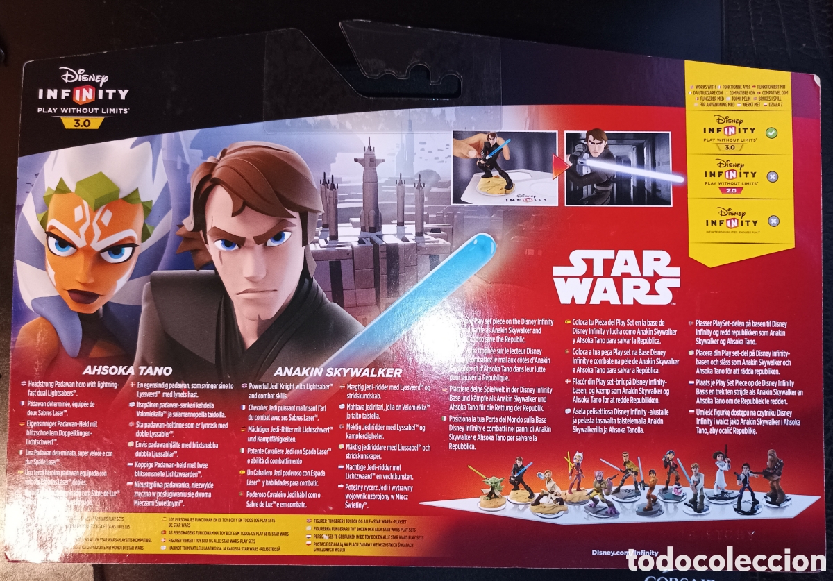 Videojuegos y consolas: Disney Infinity 3.0 Figuras Ahsoka y Anakin - Foto 4