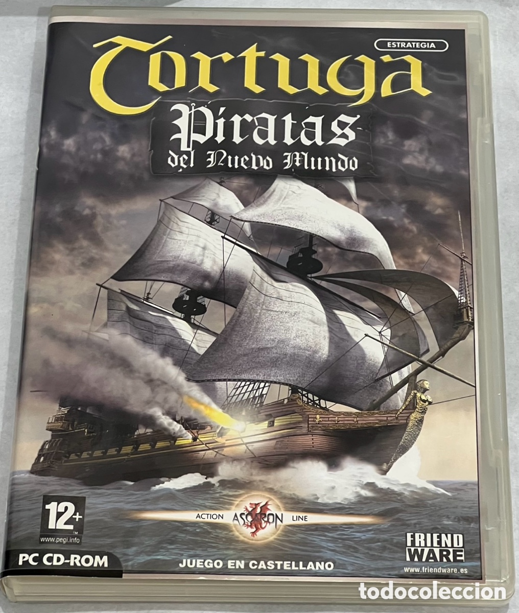 Videojuegos y consolas: Videojuego. TORTUGA. Piratas del Nuevo Mundo. Estrategia. 2003.
