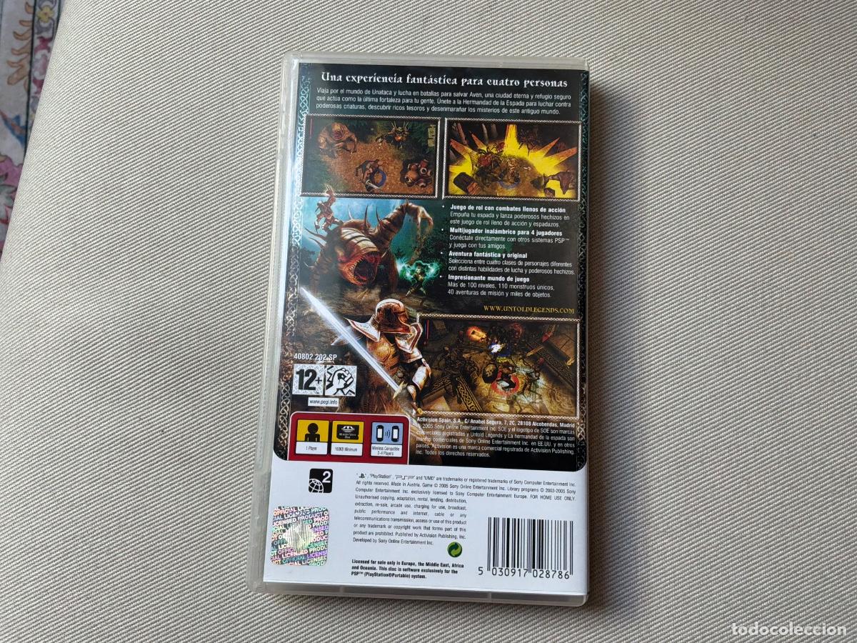 Videojuegos y consolas: Juego PSP Untold Legends - Foto 4